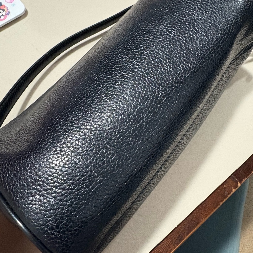 MCM Black Pebbled Leather Shoulder Bag - Picture 8 of 12
